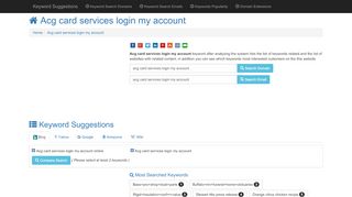 
                            6. Acg card services login my account