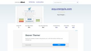 
                            6. Acg.cnergyis.com website. - Websites.milonic.com