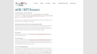 
                            9. ACH / EFT Payments - Rete Pay