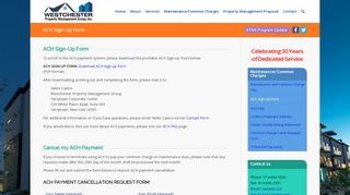 
                            3. ACH Sign-Up Form - Westchester Property …