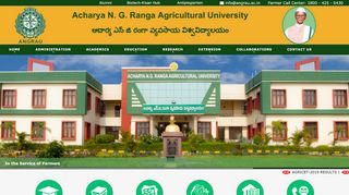 
                            8. Acharya N. G. Ranga Agricultural University - angrau.ac.in