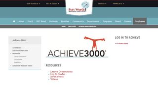 
                            10. Achieve 3000 / Achieve 3000 - FWISD