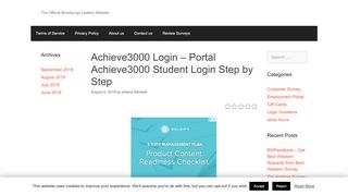 
                            6. Achieve3000 Login – Portal Achieve3000 Student Login Step ...