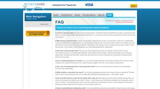 
                            4. AchieveCard Prepaid Debit Cards