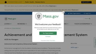 
                            9. Achievement and Competency Enhancement System | Mass.gov