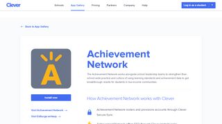 
                            9. Achievement Network - Clever application gallery | Clever