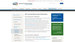 
                            2. ACI Journal Manuscript Submission - American Concrete Institute