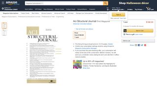 
                            8. Aci Structural Journal: Amazon.com: Magazines