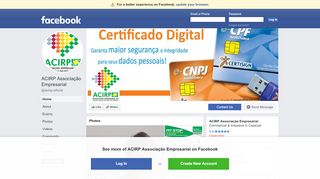 
                            4. ACIRP Associação Empresarial - Home | Facebook