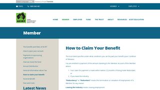 
                            2. ACIRT - Claim benefits