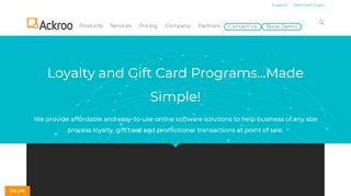 
                            1. Ackroo - Your One Stop Shop for a Gift Card & Loyalty Program