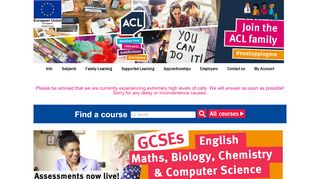 
                            5. ACL Essex | Adult education courses and apprenticeships in ...