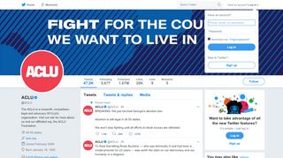 
                            7. ACLU (@ACLU) | Twitter