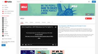 
                            6. ACLU - YouTube