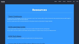 
                            9. ACM Resources