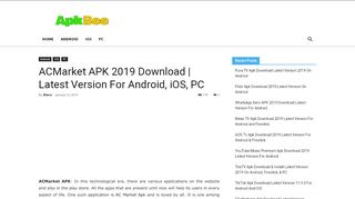 
                            7. ACMarket APK 2019 Download | Latest Version For Android ...