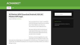 
                            6. ACMarket APK Download Android, iOS (AC Market APK App)