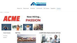 
                            8. Acme Careers - Albertsons Companies