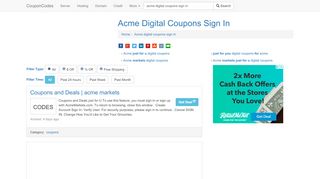 
                            6. Acme Digital Coupons Sign In - …