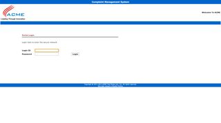
                            7. ACME - Portal Login
