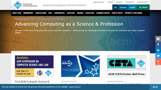 
                            2. acm.org - Association for Computing Machinery