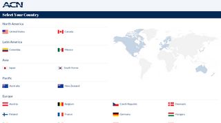 
                            7. ACN Global Home - Choose Your Location