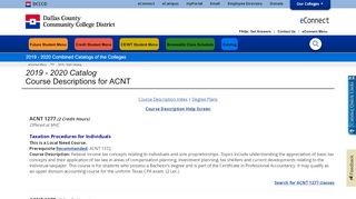 
                            9. ACNT-2380 - Dallas County Community College District