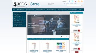 
                            6. ACOG - Home Page | The College Online Bookstore