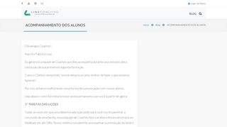 
                            1. ACOMPANHAMENTO DOS ALUNOS