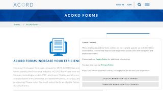 
                            6. ACORD Forms