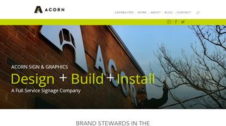 
                            9. Acorn Sign|Your Full Service Signage Company