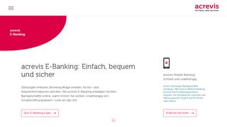 
                            3. acrevis E-Banking | Die praktische Lösung für alle …