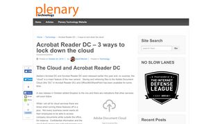 
                            7. Acrobat Reader DC - 3 ways to lock down the cloud