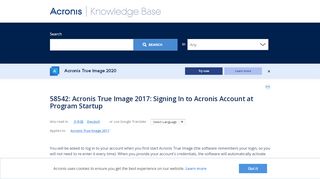 
                            4. Acronis True Image 2017: Signing In to Acronis Account at ...