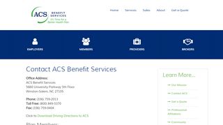 
                            4. acs benefit services, third party administrator, employee ...