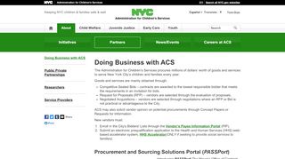 
                            1. ACS - Doing Business with ACS - NYC.gov