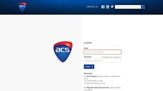 
                            8. ACS Member Login