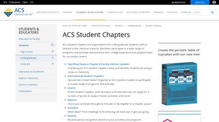 
                            1. ACS Student Chapters - American Chemical Society