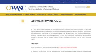 
                            6. ACS WASC/AWSNA Schools | Accrediting Commission for ...