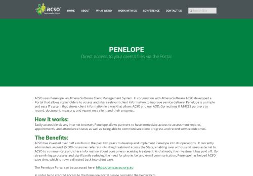 
                            7. ACSO | Penelope CMS