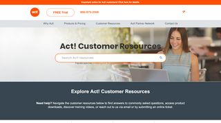 
                            9. Act! Customer Support & Resources