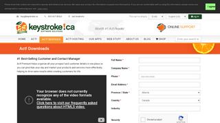 
                            8. Act! Free Trial: Act! CRM & Database Free Trial | Keystroke