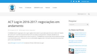 
                            5. ACT Log-In 2016-2017: negociações em andamento - Sindicato ...