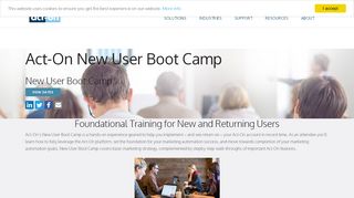 
                            2. Act-On University New User Boot Camp - Act-On Automation Software