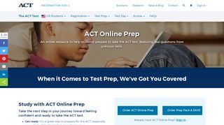 
                            7. ACT Online Prep - ACT Test Prep | ACT