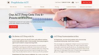 
                            5. ACT Prep Course - Prep for the ACT