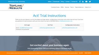 
                            7. ACT TRIAL - Pewaukee, Waukesha, Wisconsin | TopLine Results ...