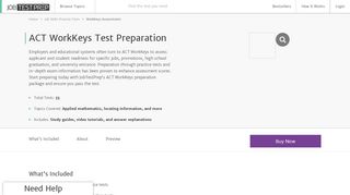 
                            8. ACT WorkKeys Test Preparation and Study Guides …