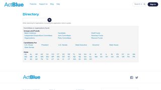 
                            5. ActBlue — Directory