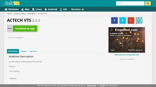 
                            4. ACTECH VTS 2.3.3 Free Download